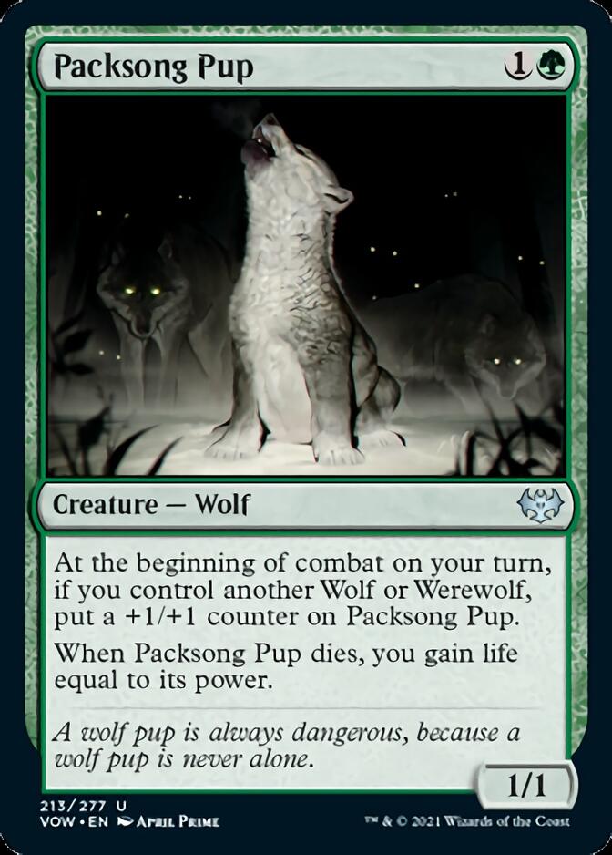 Packsong Pup [Innistrad: Crimson Vow] | Good Games Morley