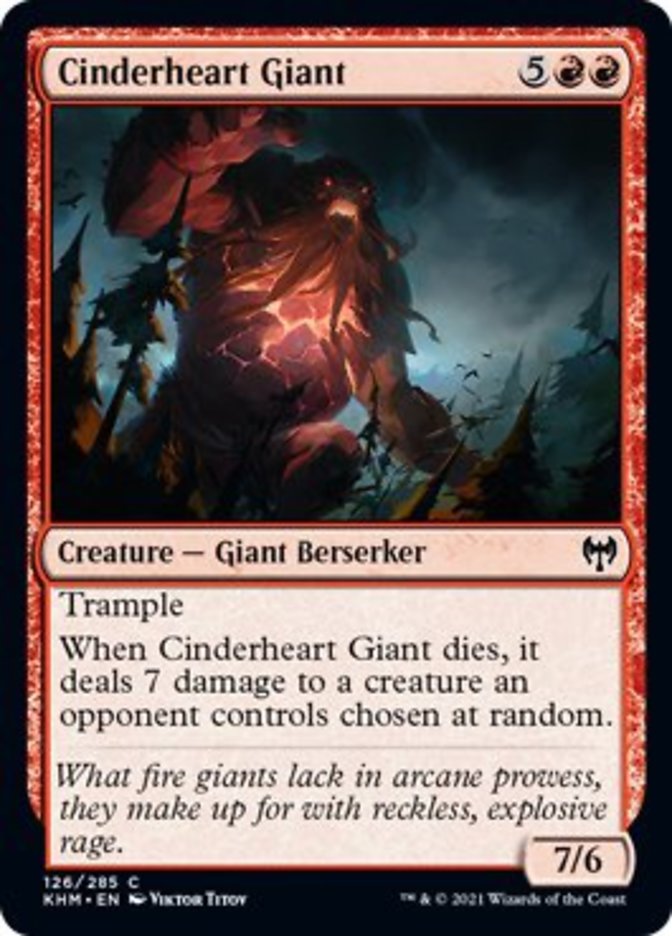 Cinderheart Giant [Kaldheim] | Good Games Morley