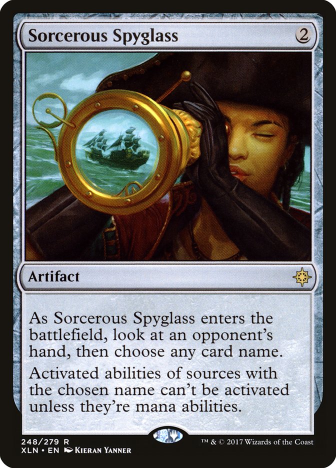 Sorcerous Spyglass [Ixalan] | Good Games Morley