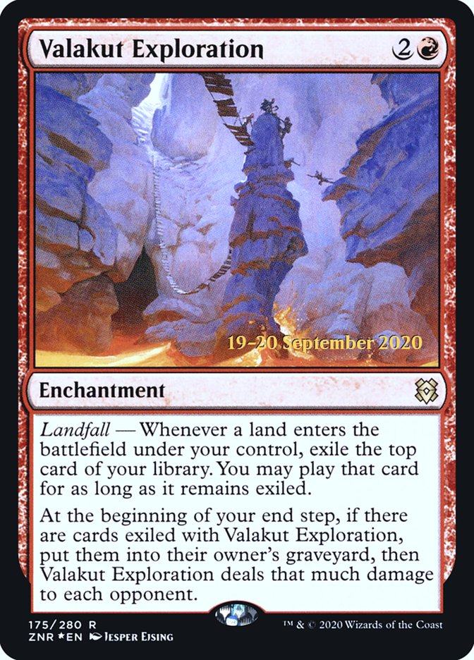Valakut Exploration [Zendikar Rising Prerelease Promos] | Good Games Morley
