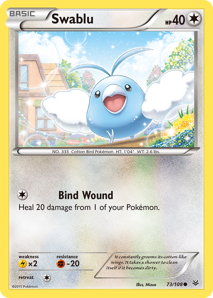 Swablu (73/108) [XY: Roaring Skies] | Good Games Morley