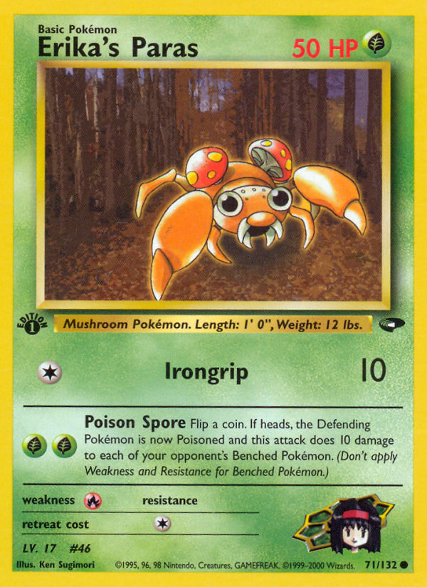 Erika's Paras (71/132) [Gym Challenge 1st Edition] | Good Games Morley