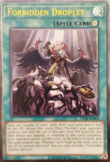 Forbidden Droplet [OP16-EN003] Ultimate Rare | Good Games Morley