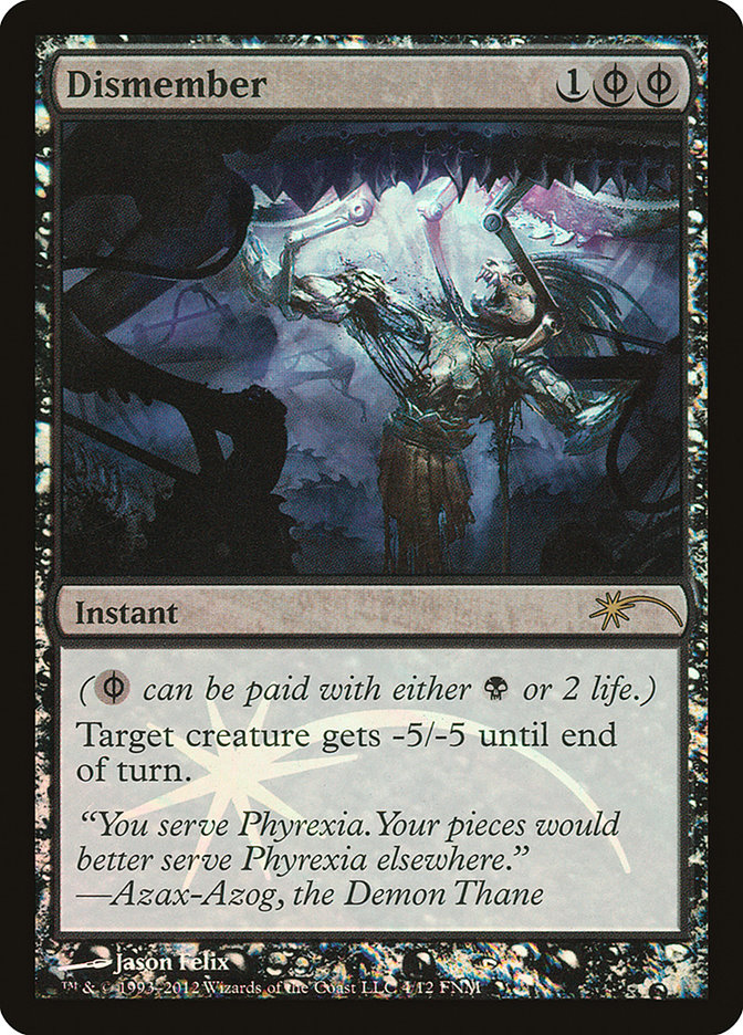Dismember [Friday Night Magic 2012] | Good Games Morley