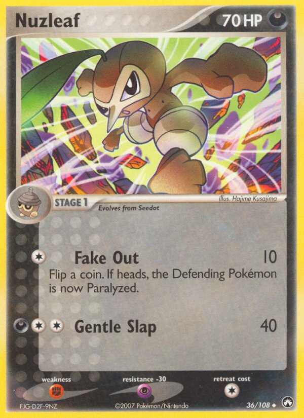 Nuzleaf (36/108) [EX: Power Keepers] | Good Games Morley