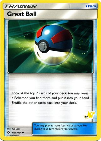 Great Ball (119/149) (Pikachu Stamp #57) [Battle Academy 2020] | Good Games Morley