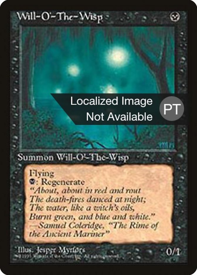 Will-o'-the-Wisp [Fourth Edition (Foreign Black Border)] | Good Games Morley