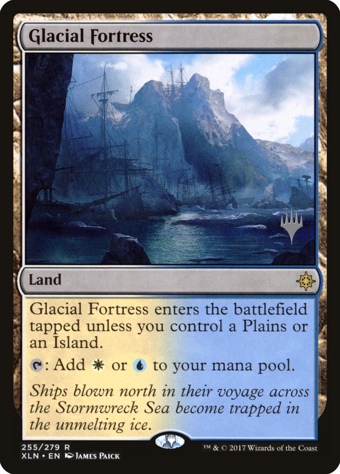 Glacial Fortress (Promo Pack) [Ixalan Promos] | Good Games Morley