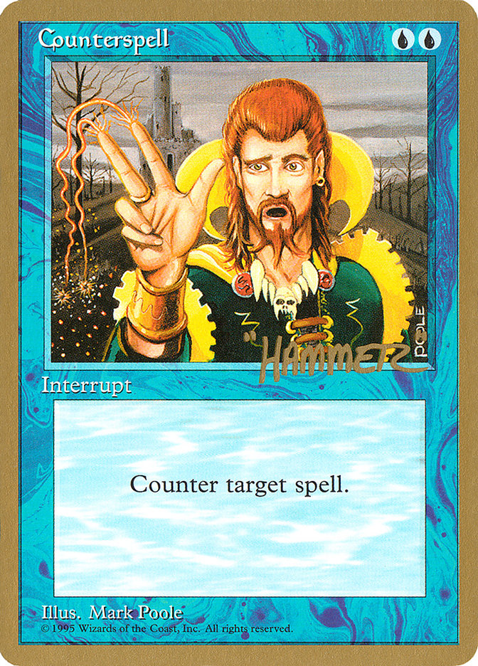 Counterspell (Shawn "Hammer" Regnier) [Pro Tour Collector Set] | Good Games Morley