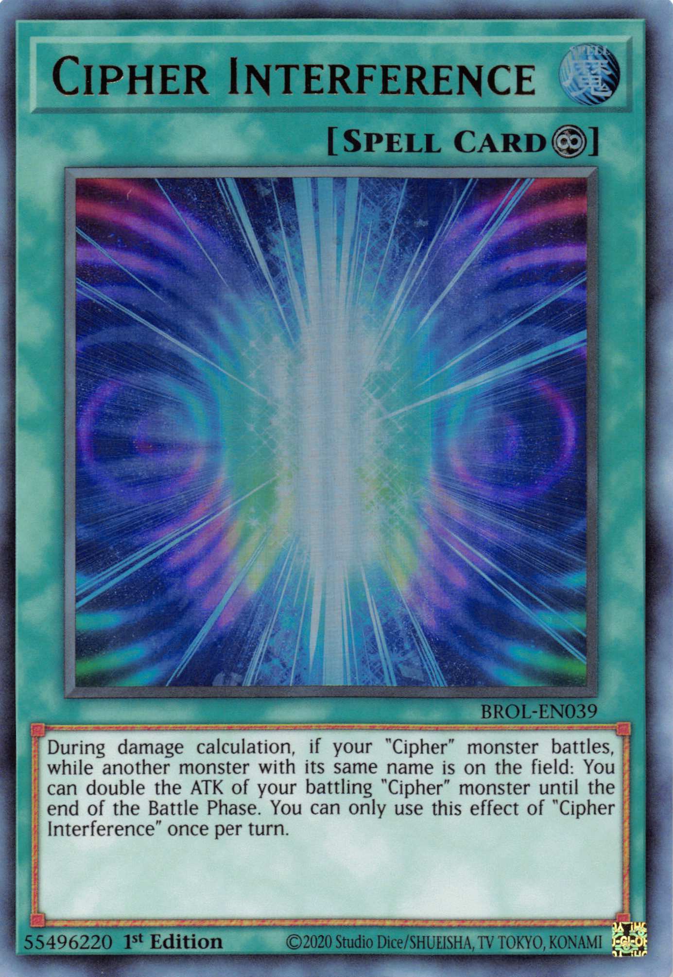 Cipher Interference [BROL-EN039] Ultra Rare | Good Games Morley