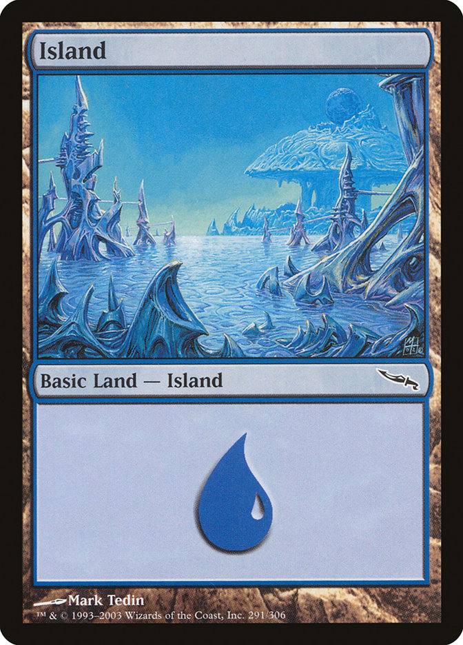 Island (291) [Mirrodin] | Good Games Morley