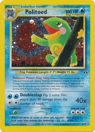 Politoed (8/75) [Neo Discovery Unlimited] | Good Games Morley