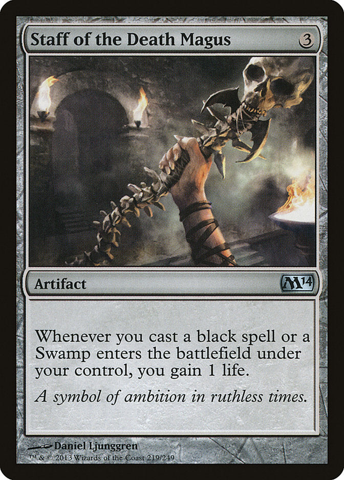 Staff of the Death Magus [Magic 2014] | Good Games Morley