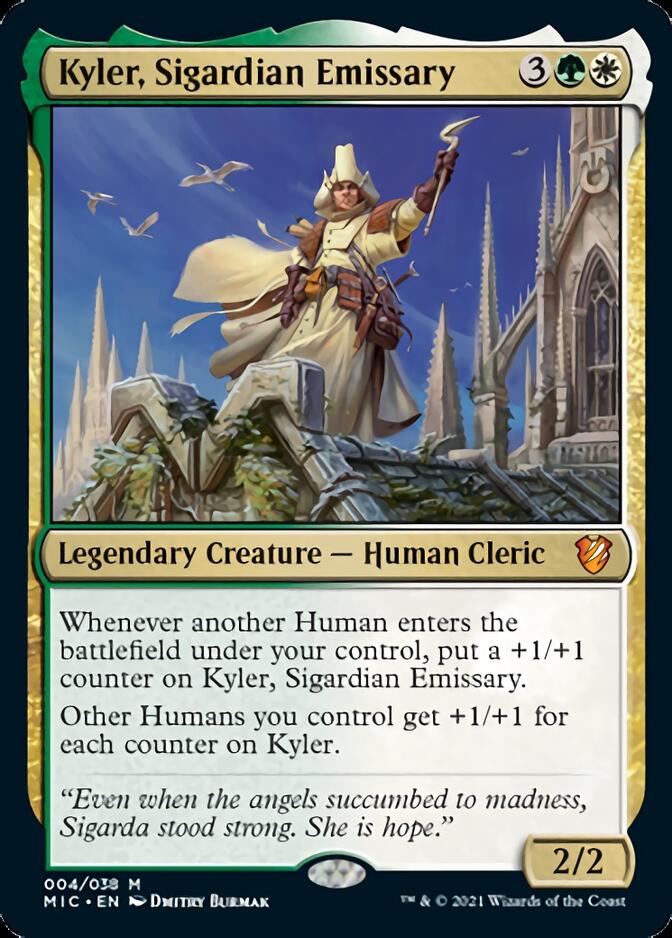 Kyler, Sigardian Emissary [Innistrad: Midnight Hunt Commander] | Good Games Morley