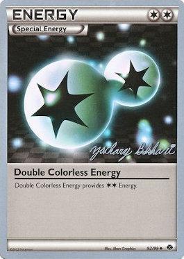 Double Colorless Energy (92/99) (CMT - Zachary Bokhari) [World Championships 2012] | Good Games Morley