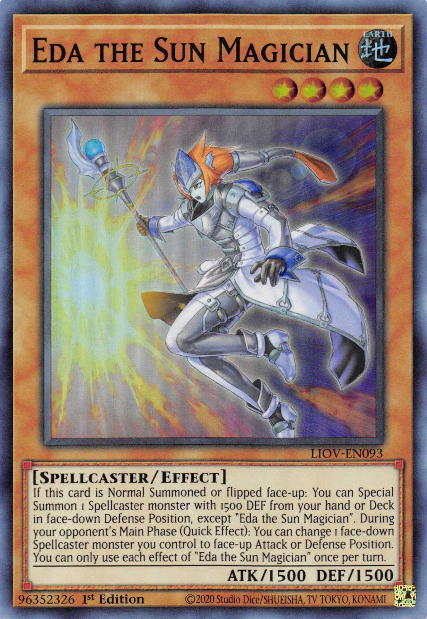 Eda the Sun Magician [LIOV-EN093] Super Rare | Good Games Morley