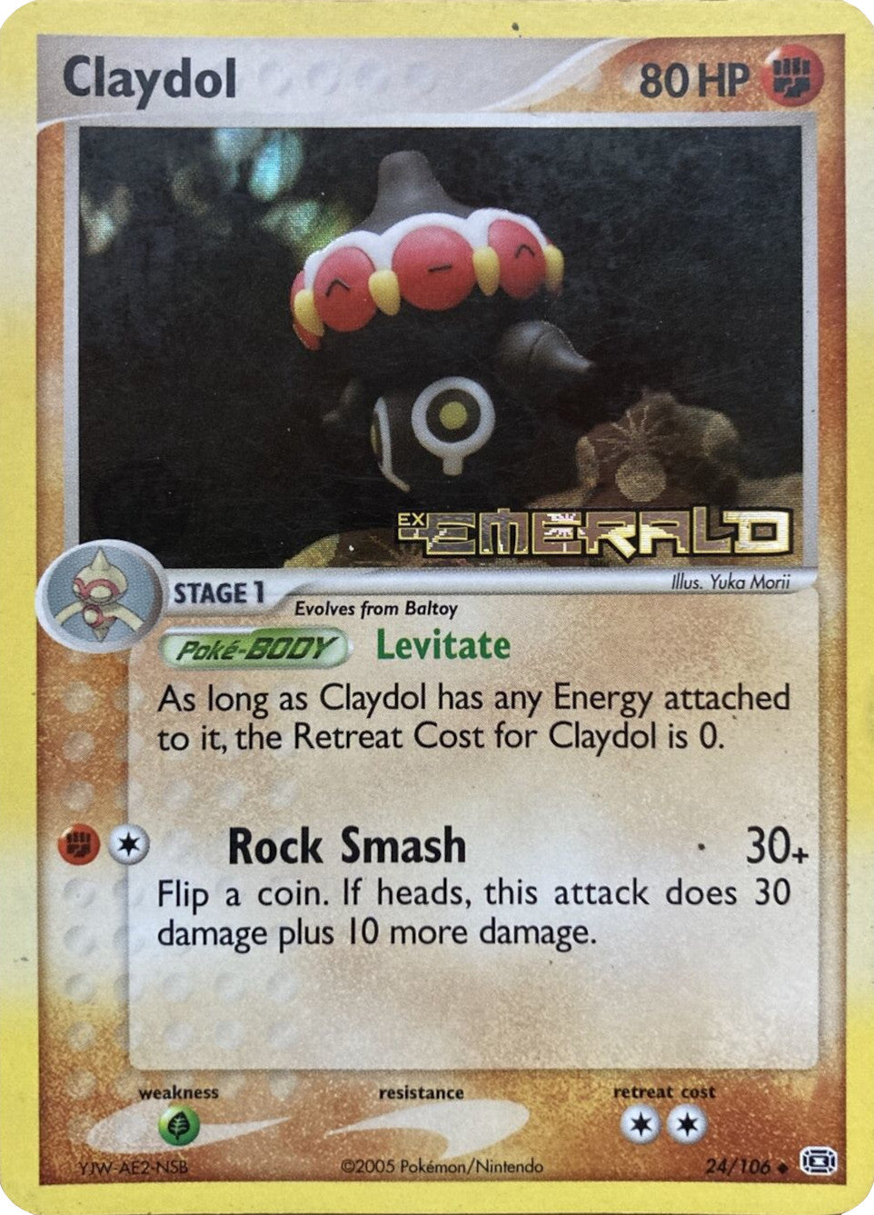 Claydol (24/106) (Stamped) [EX: Emerald] | Good Games Morley