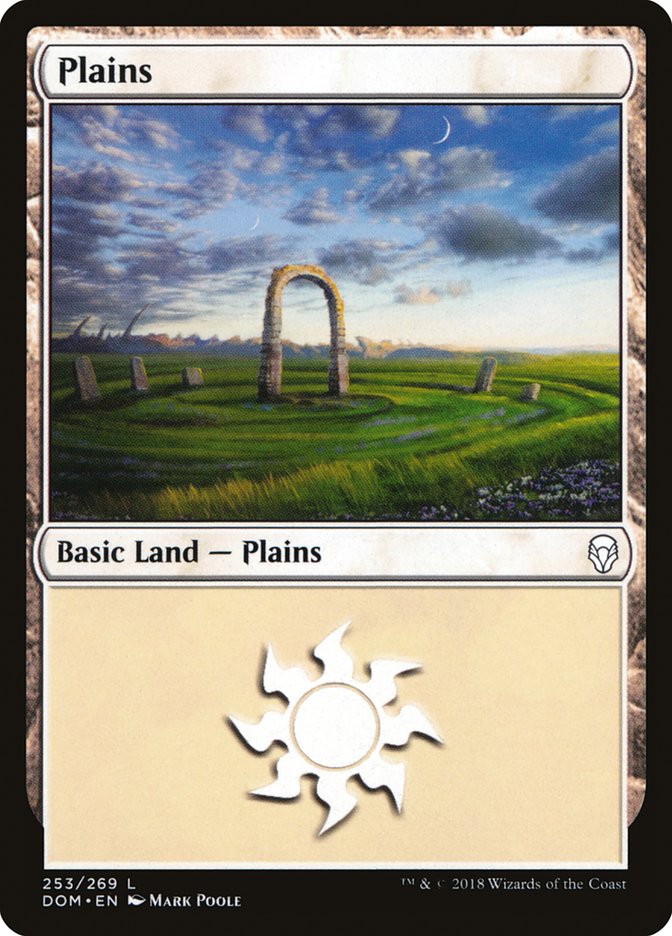 Plains (253) [Dominaria] | Good Games Morley