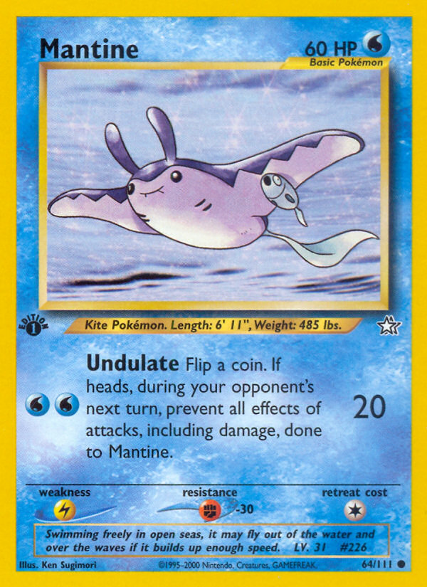 Mantine (64/111) [Neo Genesis 1st Edition] | Good Games Morley