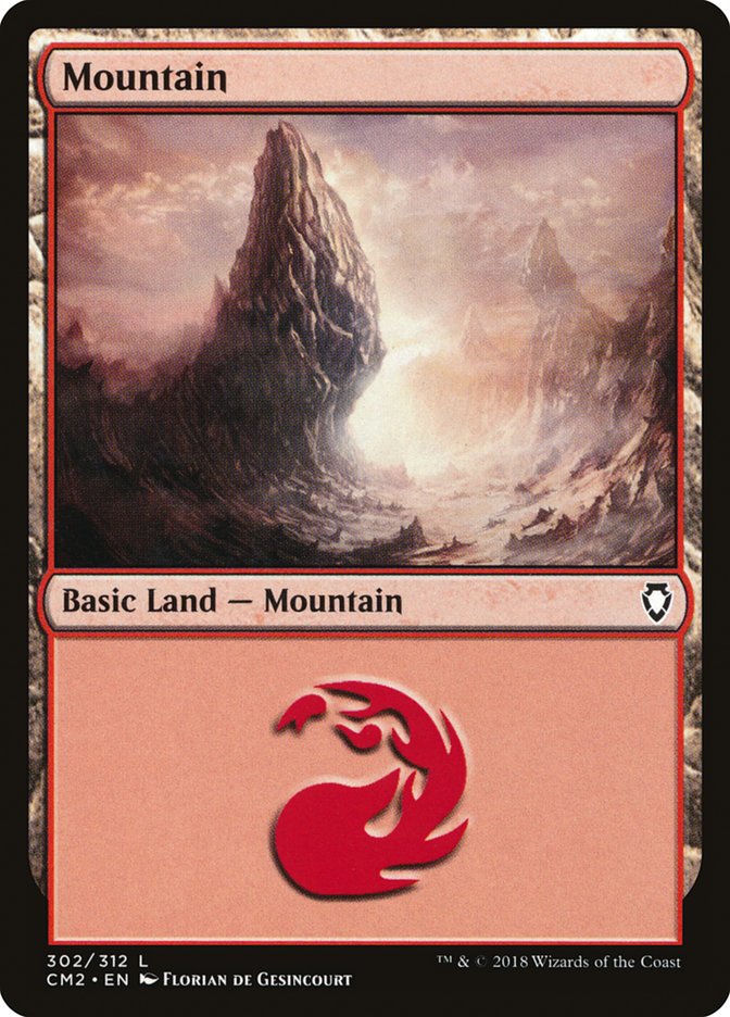 Mountain (302) [Commander Anthology Volume II] | Good Games Morley