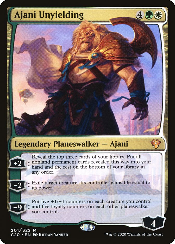 Ajani Unyielding [Commander 2020] | Good Games Morley