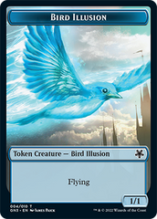 Bird Illusion // Elf Warrior Double-Sided Token [Game Night: Free-for-All Tokens] | Good Games Morley