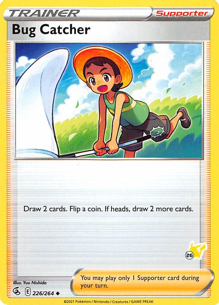 Bug Catcher (226/264) (Pikachu Stamp #26) [Battle Academy 2022] | Good Games Morley