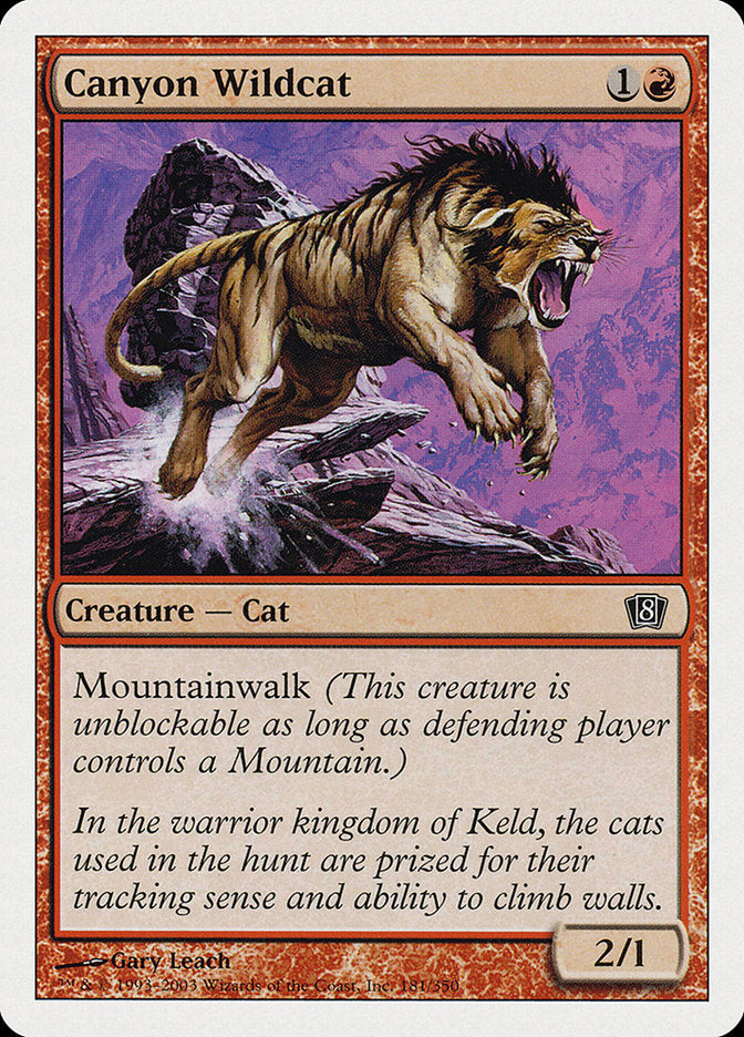 Canyon Wildcat [Eighth Edition] | Good Games Morley