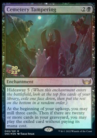 Cemetery Tampering [Streets of New Capenna Prerelease Promos] | Good Games Morley