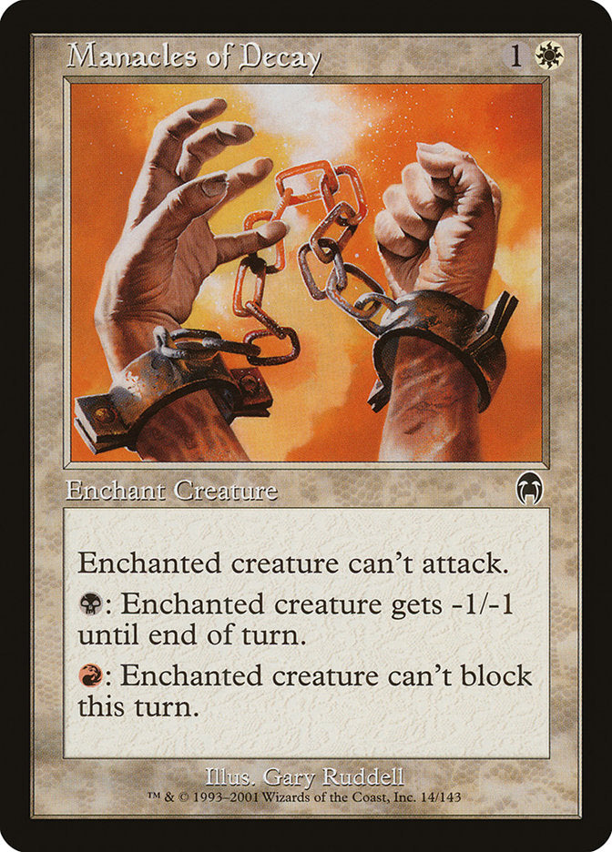Manacles of Decay [Apocalypse] | Good Games Morley