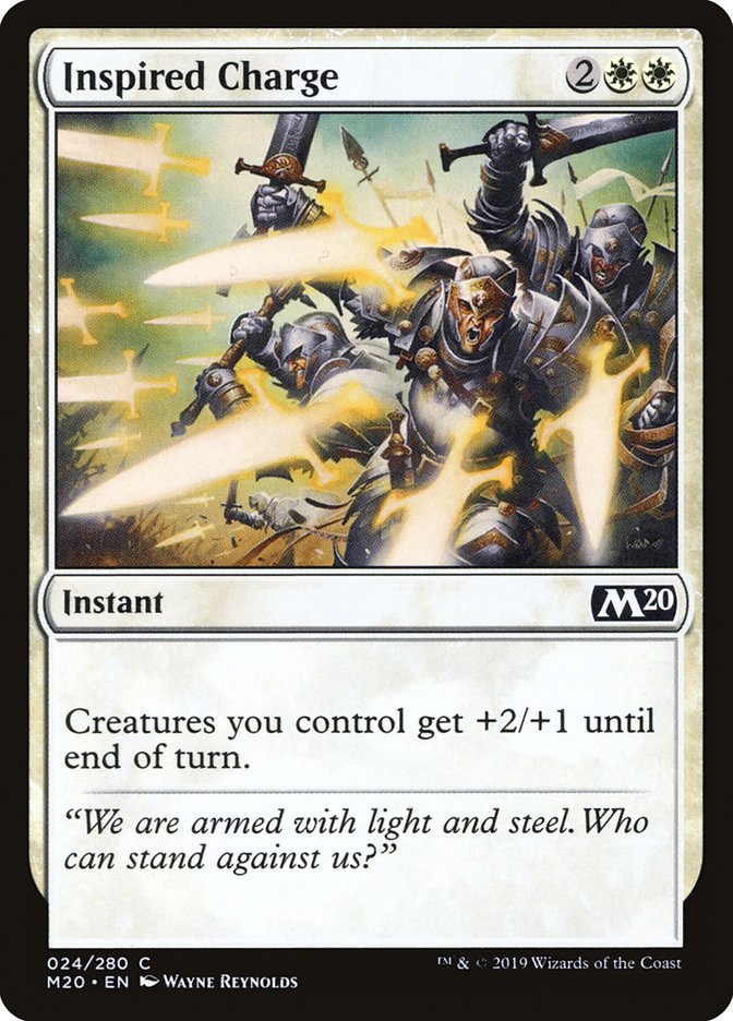 Inspired Charge [Core Set 2020] | Good Games Morley