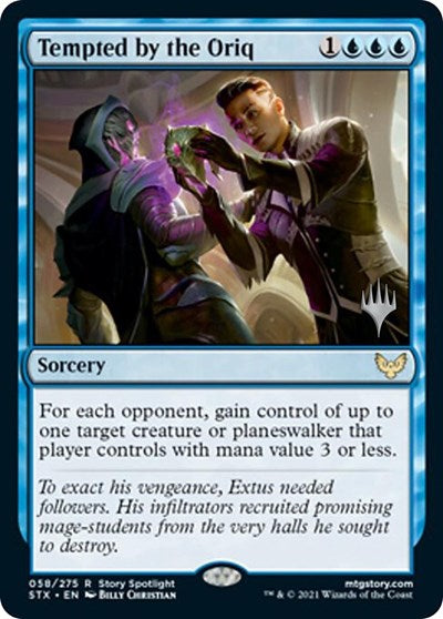 Tempted by the Oriq (Promo Pack) [Strixhaven: School of Mages Promos] | Good Games Morley