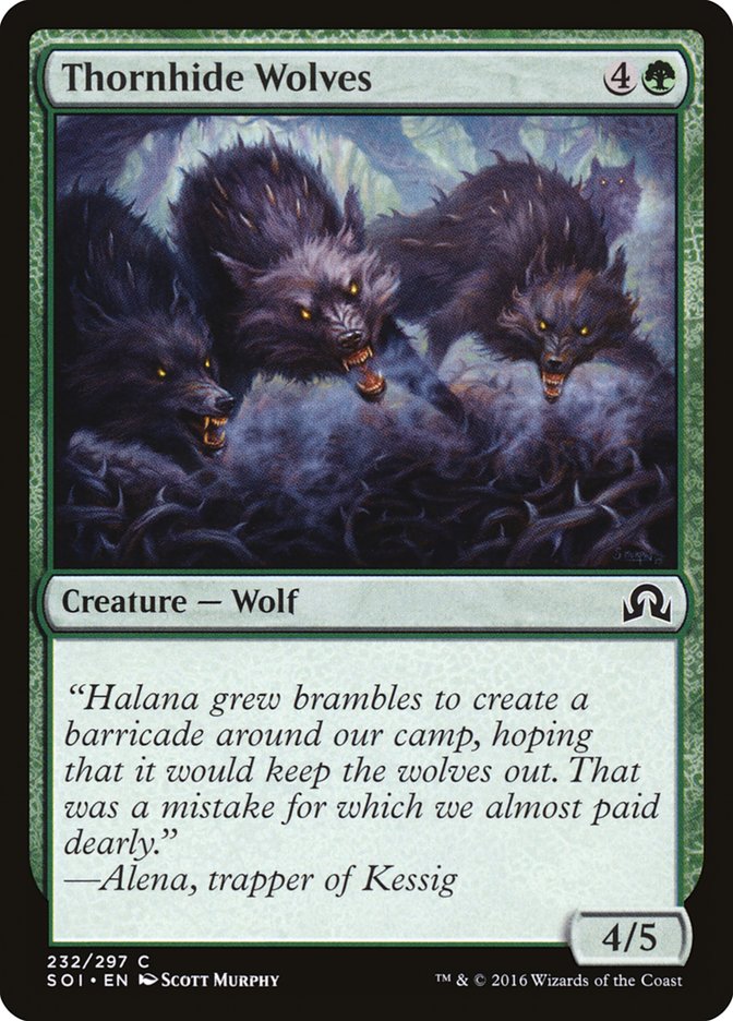 Thornhide Wolves [Shadows over Innistrad] | Good Games Morley