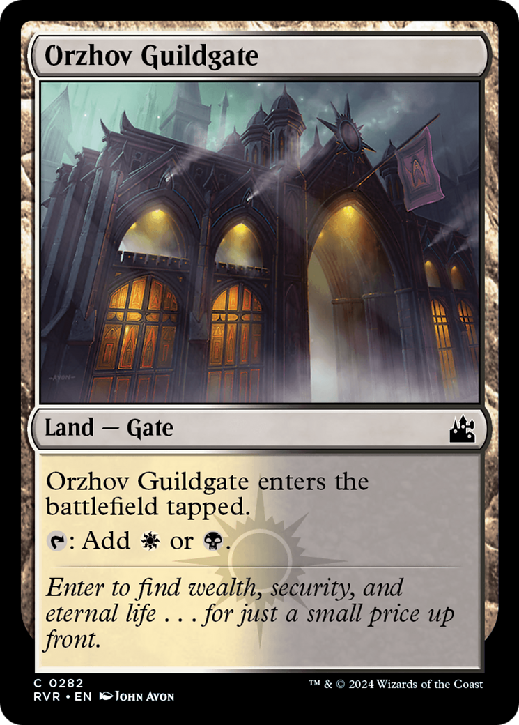 Orzhov Guildgate [Ravnica Remastered] | Good Games Morley