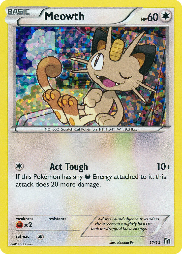 Meowth (11/12) [McDonald's Promos: 2016 Collection] | Good Games Morley