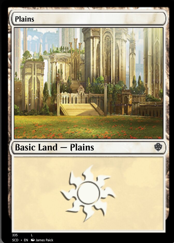Plains (335) [Starter Commander Decks] | Good Games Morley