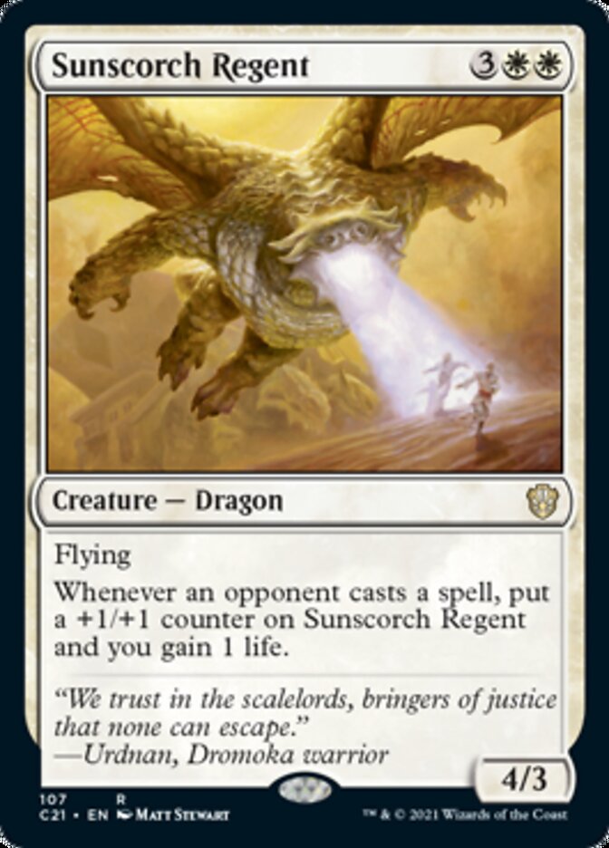 Sunscorch Regent [Commander 2021] | Good Games Morley