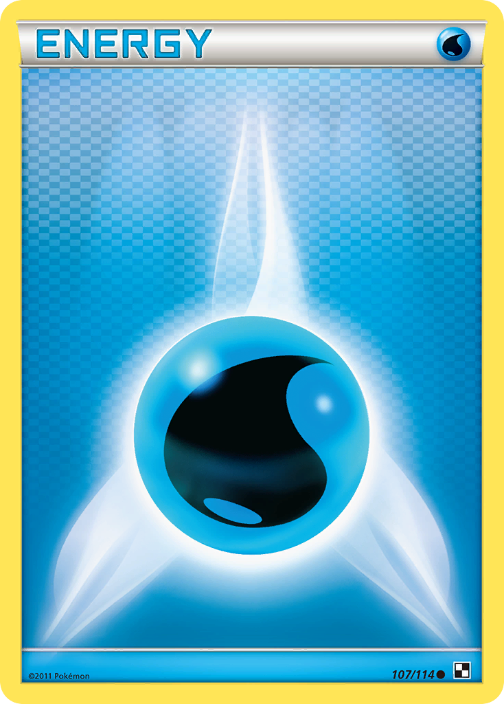 Water Energy (107/114) [Black & White: Base Set] | Good Games Morley