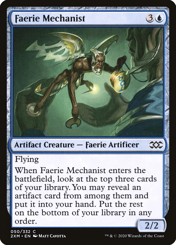 Faerie Mechanist [Double Masters] | Good Games Morley