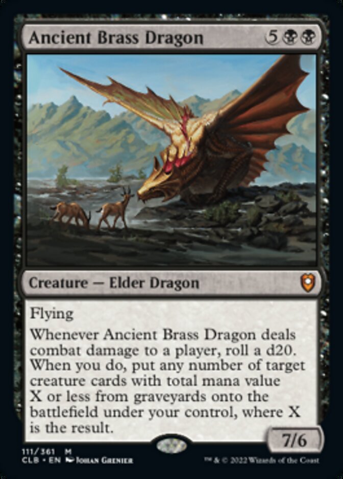 Ancient Brass Dragon [Commander Legends: Battle for Baldur's Gate] | Good Games Morley