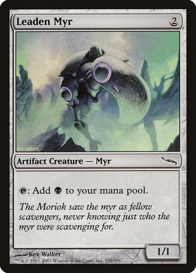 Leaden Myr [Mirrodin] | Good Games Morley