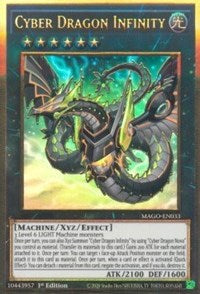 Cyber Dragon Infinity (Alternate Art) [MAGO-EN033] Gold Rare | Good Games Morley