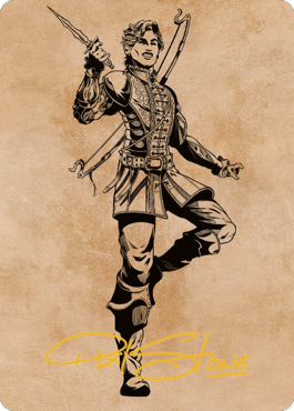 Astarion, the Decadent Art Card (Gold-Stamped Signature) [Commander Legends: Battle for Baldur's Gate Art Series] | Good Games Morley