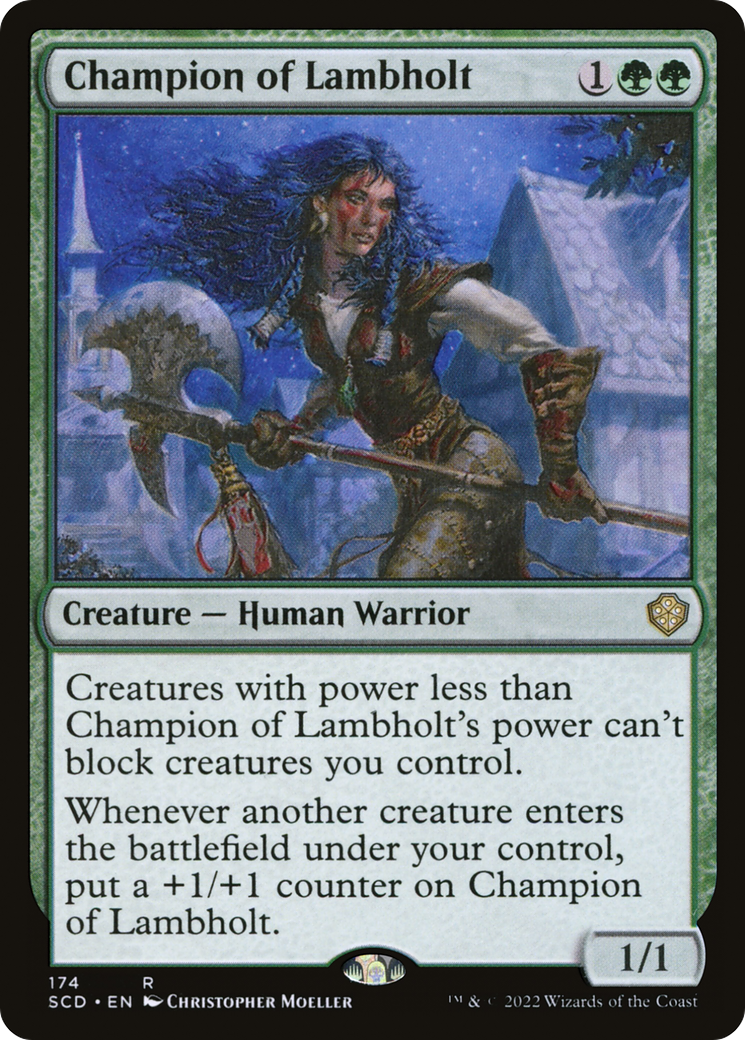 Champion of Lambholt [Starter Commander Decks] | Good Games Morley