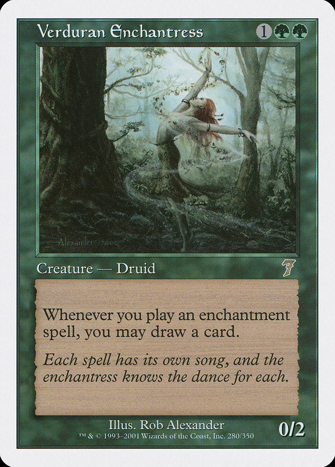 Verduran Enchantress [Seventh Edition] | Good Games Morley