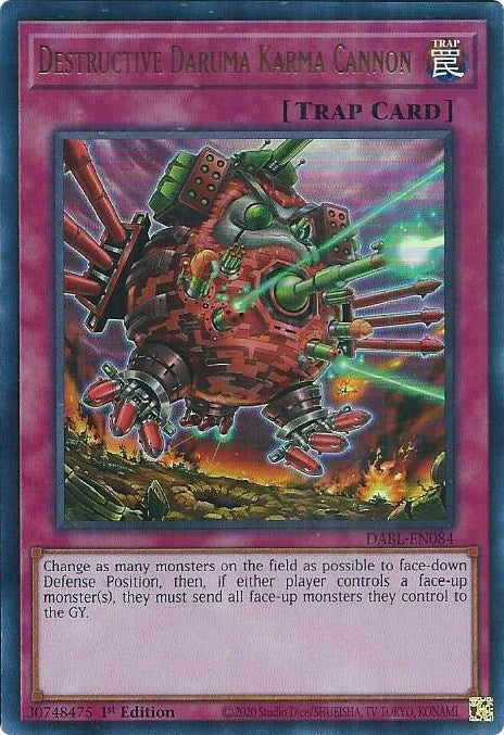 Destructive Daruma Karma Cannon [DABL-EN084] Ultra Rare | Good Games Morley