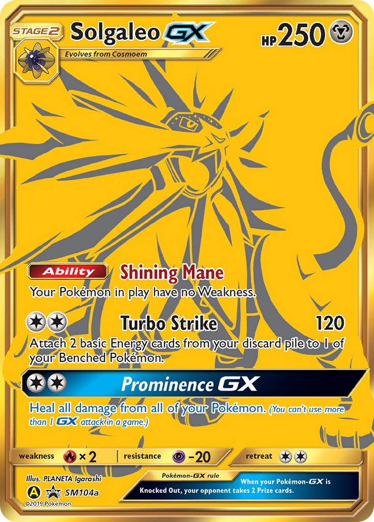Solgaleo GX (SM104a) [Sun & Moon: Black Star Promos] | Good Games Morley