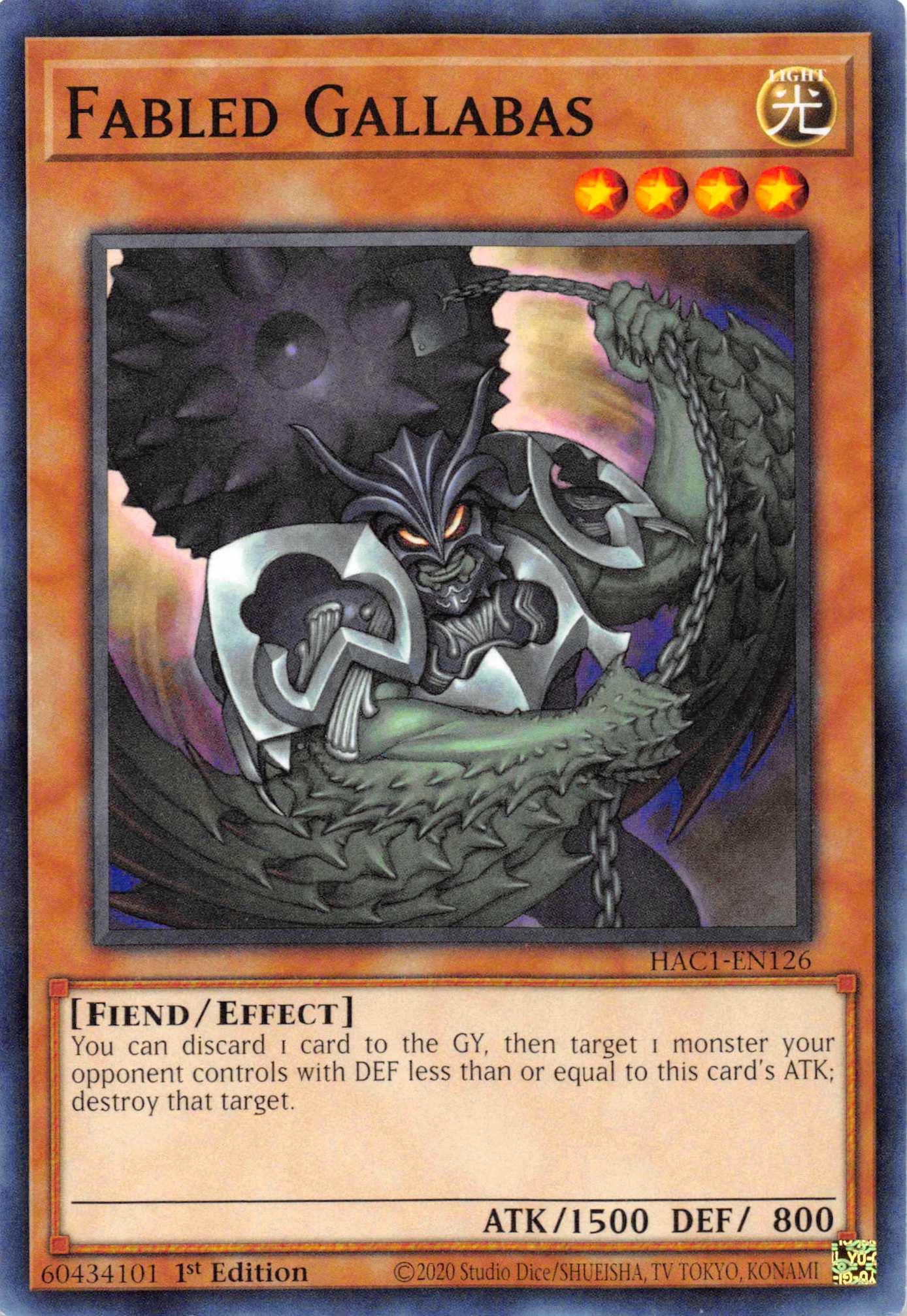 Fabled Gallabas [HAC1-EN126] Common | Good Games Morley