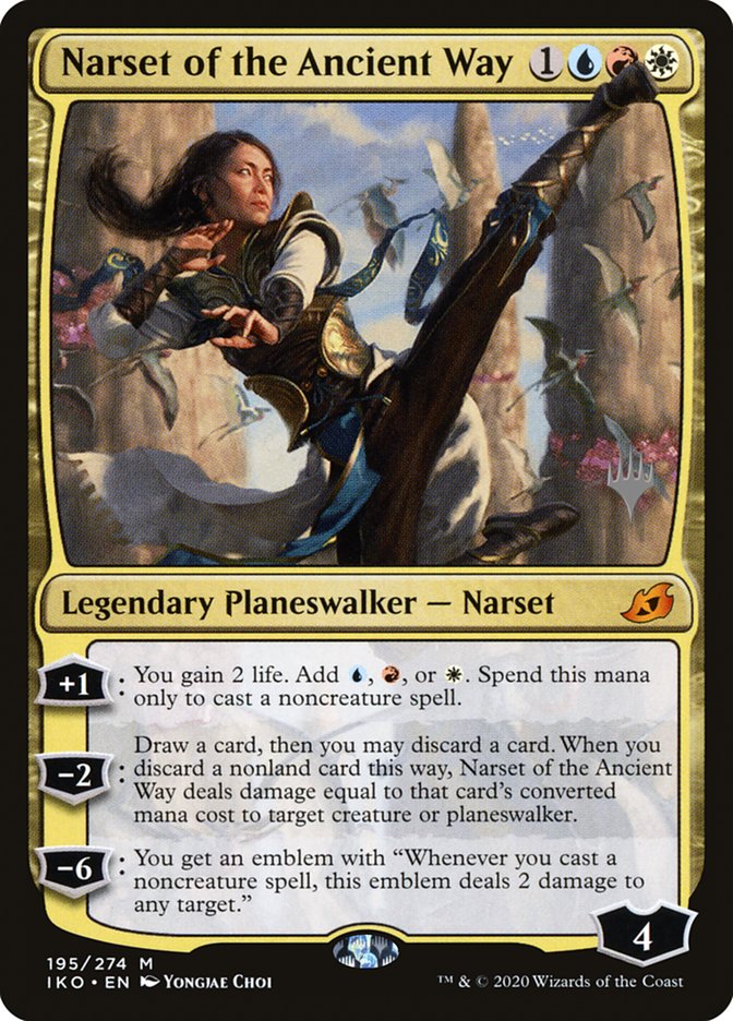 Narset of the Ancient Way (Promo Pack) [Ikoria: Lair of Behemoths Promos] | Good Games Morley