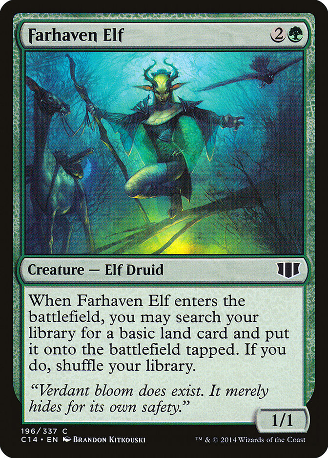 Farhaven Elf [Commander 2014] | Good Games Morley